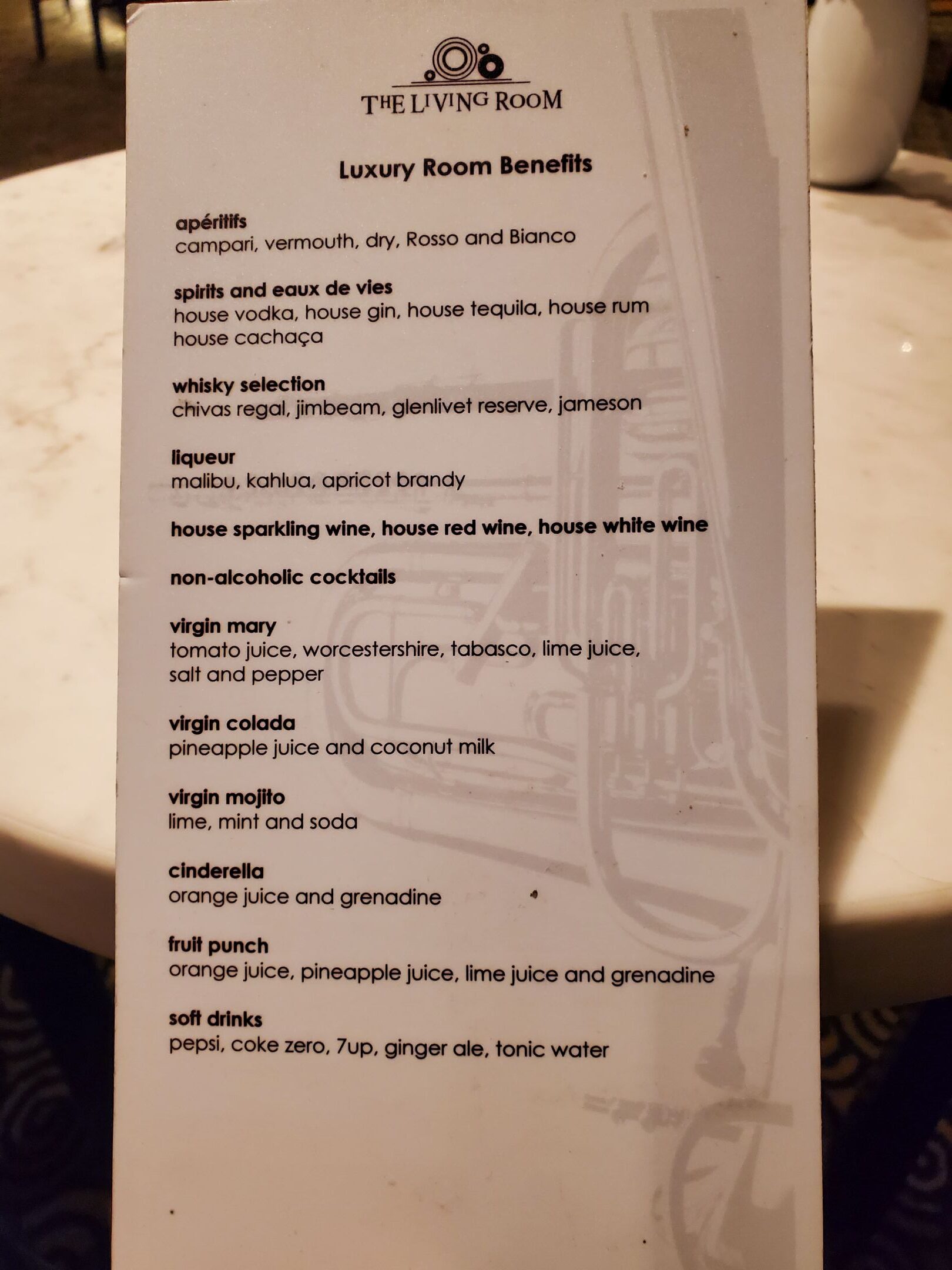 Sheraton Grande Sukhumvit January 2023 the living room menu 2 – Welcome ...